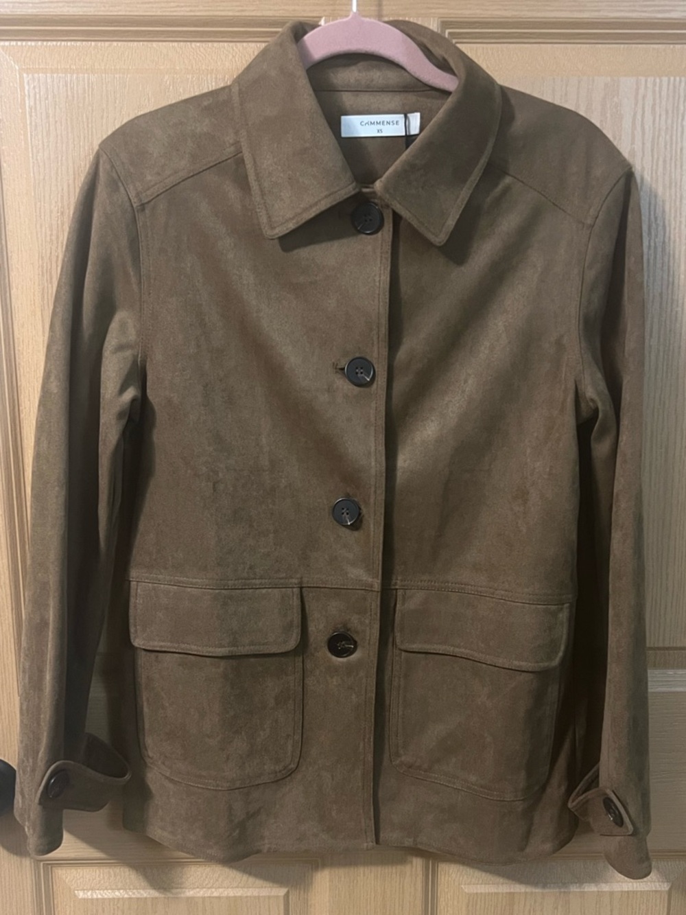 NWT Commense Button Front Suede Effect Blazer SOLD OUT MSRP $75 - Picture 5 of 5